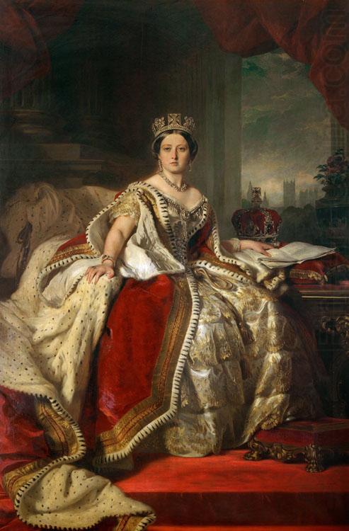 Franz Xaver Winterhalter Queen Victoria (mk25) china oil painting image